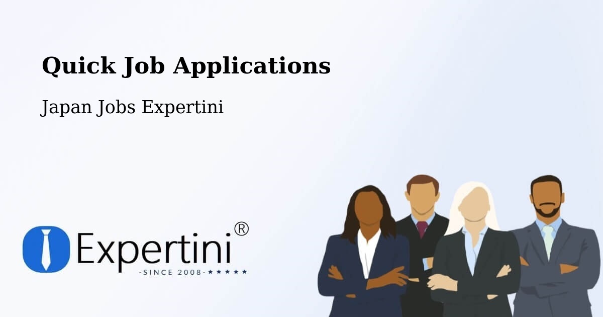 Quick Apply Feature – Shōbara - Japan Jobs Expertini