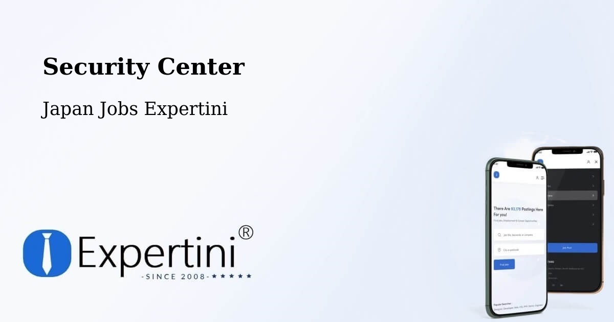 Security & Compliance – Shōbara - Japan Jobs Expertini