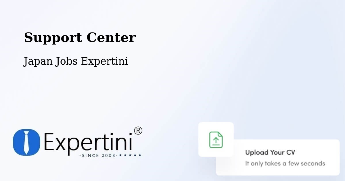 Support Services – Shōbara - Japan Jobs Expertini